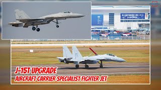 China Show Off Upgraded Variant of Shenyang J15T Carrier Fighter Jet [upl. by Annaert]