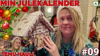 🎄MIN JULEKALENDER beste jeg har hatt amp TEMU HAUL🎄  09Desember [upl. by Budding]