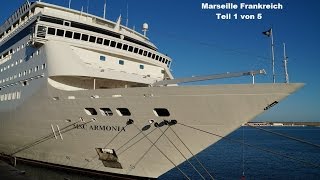 Marseille mit MSC quotArmoniaquot Teil 1 von 6 Sightseeng by DH Coach Driver [upl. by Gabriel477]