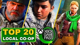 Top 20 Local Coop amp Splitscreen Games on Xbox Game Pass [upl. by Kantor479]