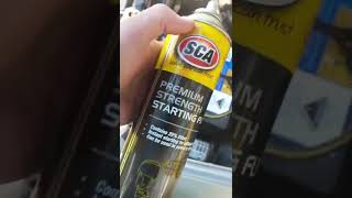 How to Use Starting Fluid on Fuel Injected Car joke [upl. by Cynar]