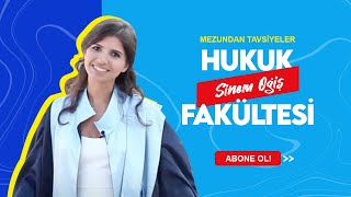 Mezundan Tavsiyeler  Hukuk Fakültesi Mezunu Sinem OĞİŞ [upl. by Alaehcim]