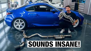 2022 BRZ Unequal Length Header  Catback Exhaust Install [upl. by Clements393]