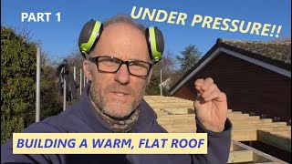 Building a flat roof using the warm roof method PART 1PLUS TRIMMING OUT FOR ROOF LIGHTS [upl. by Alleciram616]