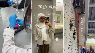 poly vlog yr 1 biomed student studying quizzes [upl. by Hogle]