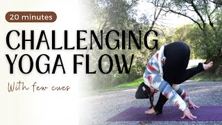 Challenging Yoga Flow  20 min Yoga Minimal Cues with MaryAnngeline [upl. by Lothair]