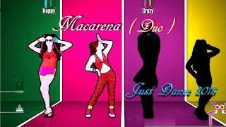 Just Dance 2015  Macarena  5 Stars Duo  Full Gameplay [upl. by Yseulte]