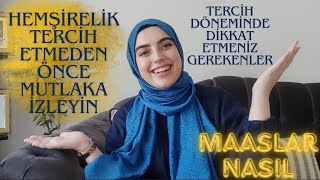 TERCİH DÖNEMİNDE DİKKAT ETMENİZ GEREKENLER❗ MEZUNA KALMAK 🤔 HEMŞİRELİK OKUMAK👩‍⚕️ MAAŞLAR ZOR MU [upl. by Tewell]