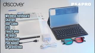 Discover P14 pro 8 inches tablet with 2566 and keyboard [upl. by Bayless]