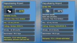 Tue June 25 2024 Kapuskasing Severe tstorm review infopages only [upl. by Nobile]