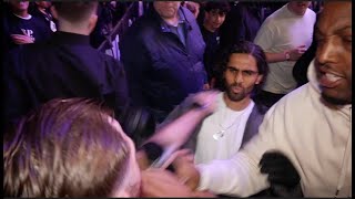 ISAAC LOWE GRABS PRINCE PATEL BY THROAT AS PAIR CONFRONT EACH OTHER AT KSI FIGHT  FEAT DEAN WHYTE [upl. by Alilad]