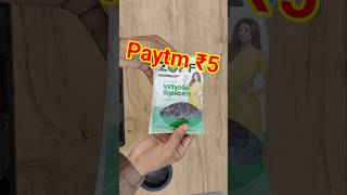 Paytm ₹5 मसाला Unboxing 😂 ₹5 Products Loot flipkart meesho paytm short [upl. by Accebor]