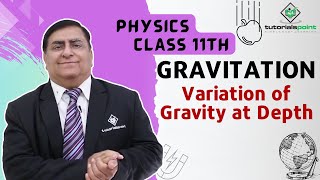 Class 11th – Variation of Gravity at Depth  Gravitation  Tutorials Point [upl. by Adnamra]