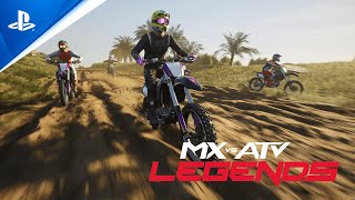 MX vs ATV Legends  Trails Mode Trailer  PS5 PS4 [upl. by Florrie]