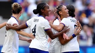 USWNT Triumphs Over Australia Faces Japan Next in Paris 2024 [upl. by Brindle]