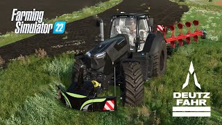 Kverneland Ecomat Plow amp Deutz Fahr 7250 TTV HD  Farming Simulator 22 [upl. by Ferneau]