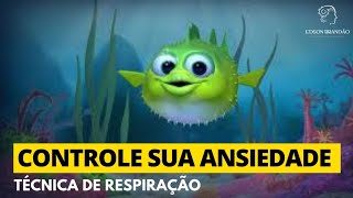 Técnica de Respiração para Controlar a Ansiedade  10 minutos de respiração com o peixinho [upl. by Rayle81]