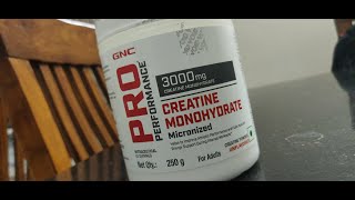 GNC  Creatine Monohydrate Review [upl. by Mychal]