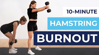 10Minute Hamstring Workout At Home [upl. by Innavoj]