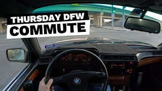 1984 BMW 733i e23 POV Drive  Timelapse [upl. by Aitak]