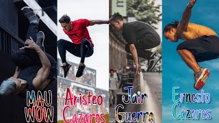 MAU VS ARISTEO VS ERNESTO VS JAIR GUERRA BEST IN PARKOUR 🔥💯 [upl. by Nicolais]