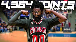 LeVertical OUTSCORES WILT CHAMBERLAIN SINGLE SEASON POINT RECORD NBA 2K24 PS5 ROAD TO GOAT 9 [upl. by Nobile]