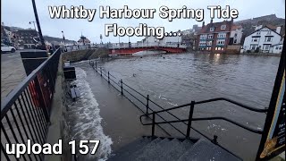 Whitby Spring Tide Flooding [upl. by Simetra]