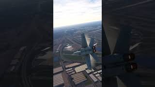 FA18 Super Hornet flyby at airport aviation avgeek shorts [upl. by Tanya]