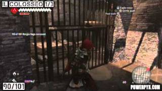 Assassins Creed Brotherhood  All Flag Locations Part 5 Romulus Lairs [upl. by Ellehsar]