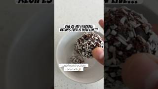 you’re gonna want to this superfood dessert recipe🤌🏼 healthyrecipes dateballs [upl. by Aicinat]