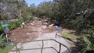 Drive through the devastation of Hurricane Helenes destruction in Cedar Key Florida [upl. by Svensen]