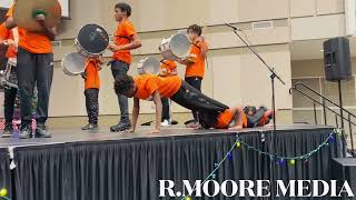 Huffman High School RARE Crime Scene Drumline  Not So Silent Night Drumline Battle [upl. by Sunev203]