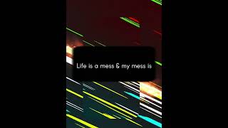 Life is a mess English song lyrics Shorts YouTube edit viral Justin BieberDrake Ariana Grande [upl. by Riatsala668]