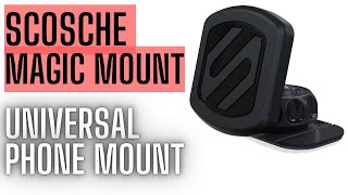 Scosche Magic Mount Review  The Best Magnetic Phone Holder [upl. by Aisetal]