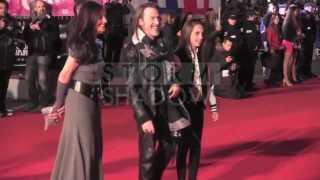 Florent Pagny Azucena Camano and Ael on the red carpet of the NRJ Music Awards in Cannes [upl. by Todhunter]