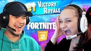 ОВА ДУО ПОБЕДУВА Fortnite w ANGELKA [upl. by Olecram]