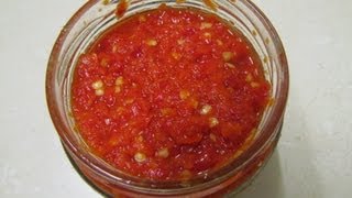 Basic home grown Chilli paste [upl. by Nuahsar]