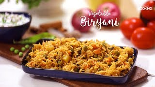 Veg Biryani in Pressure Cooker  Veg Biryani Recipe [upl. by Karole]