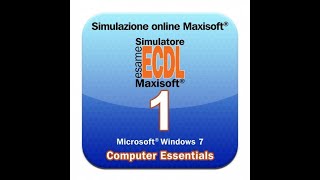 Simulazione ICDL  nuova ECDL  Modulo Computer Essentials 1 [upl. by Marl963]