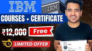 8 IBM Free Certification Courses For Students  Data Analyst amp Cyber Security Courses in 2024 [upl. by Larret364]