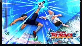 Tsubasa vs hyuga event shotsCaptain Tsubasa Rise of new Champions [upl. by Adnamma]