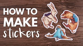 How to Make Stickers From Home  Tutorial [upl. by Ghassan803]