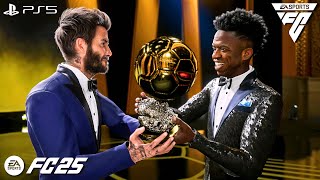 FC 25  France Football Ballon dOr 2024 Ceremony  PS5™ 4K60 [upl. by Chico]