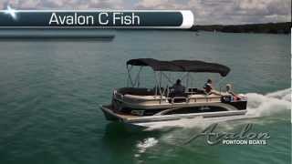 2013 Pontoon Boats Avalon C Fish  Avalon Pontoon Boats [upl. by Gerrilee]