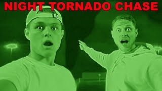 Tornado Chasing At Night  FULL CHASE [upl. by Wallford404]