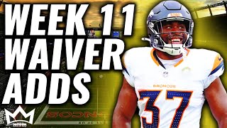 15 Players You MUST ADD Before Week 11 Fantasy Football [upl. by Sidonnie677]