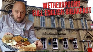 WETHERSPOONS FULL ENGLISH BREAKFAST  Is it all hype   Food Review  WETHERSPOONS WEEK  Day 3 [upl. by Hanford]