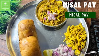 I tried Misal pav First time  super delicious 🤤  Misal Pav Recipe  Misal masala recipe [upl. by Pesek261]