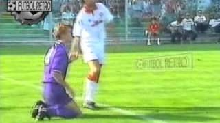 Fiorentina 7 vs Ancona 1 Serie A 199293 Batistuta vs Ruggeri FUTBOL RETRO TV [upl. by Loggia]