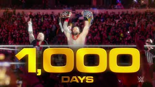 Acknowledge Roman Reigns’ historic 1000 day title reign [upl. by Arabella]